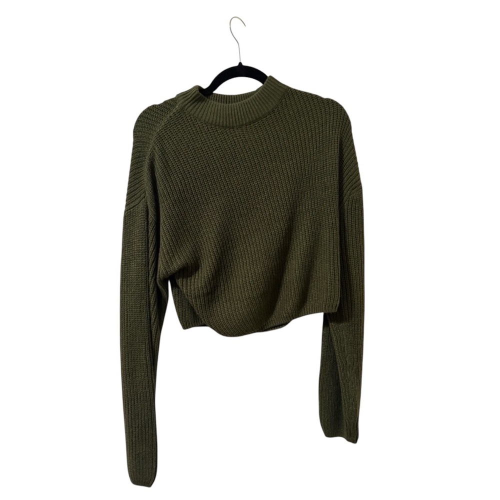 Olive Green Knit Sweater